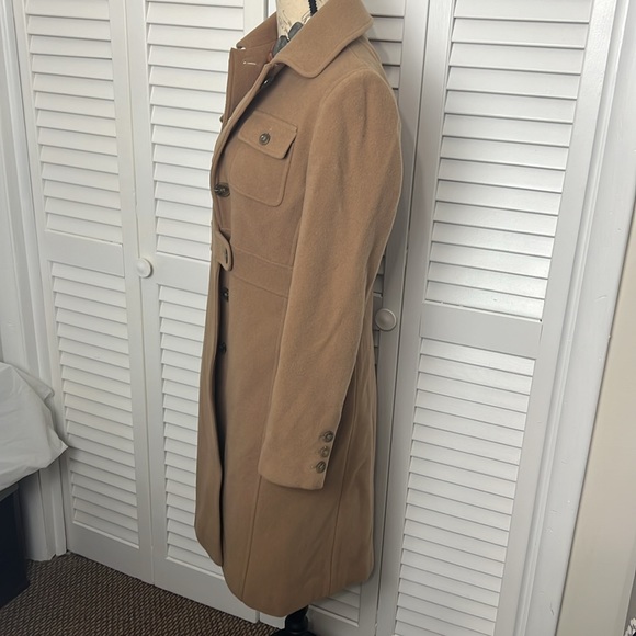 Kenneth Cole Reaction Tan Wool-blend Coat - Picture 3 of 9